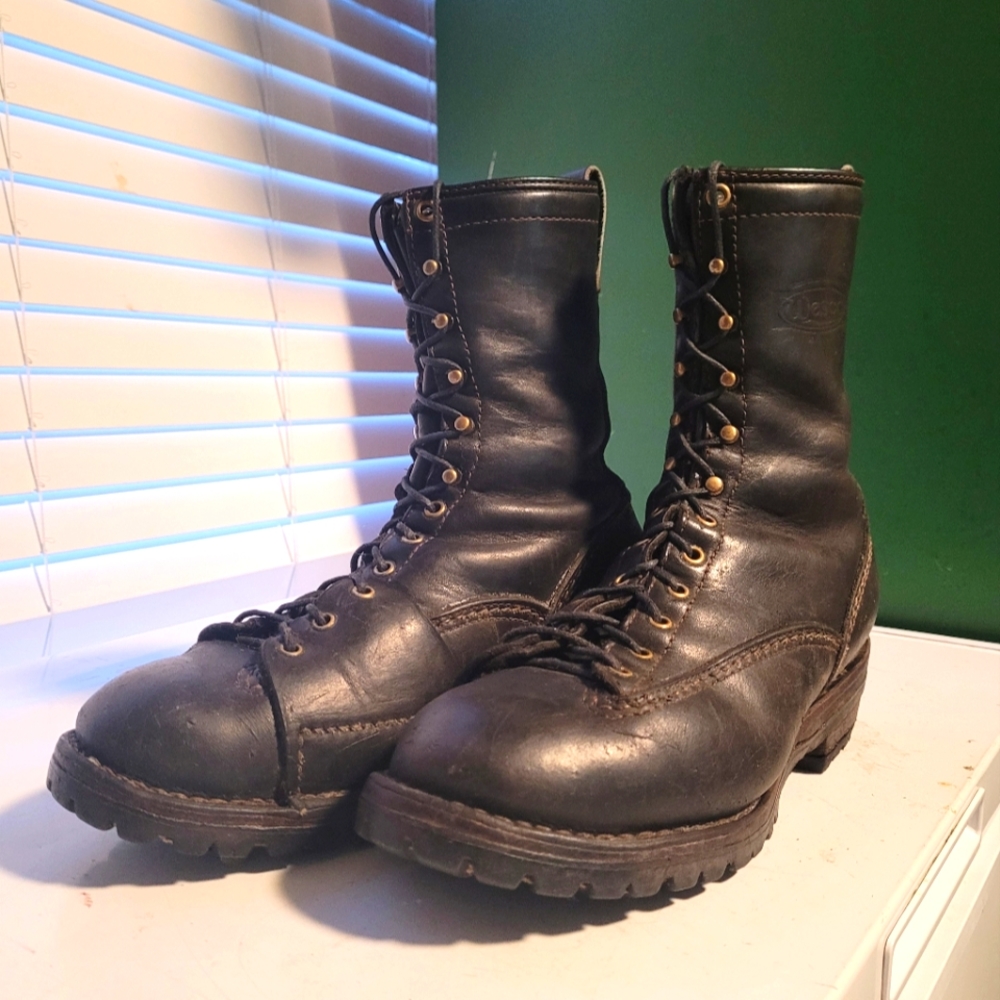 Mens size 9d wesco lineman boots
